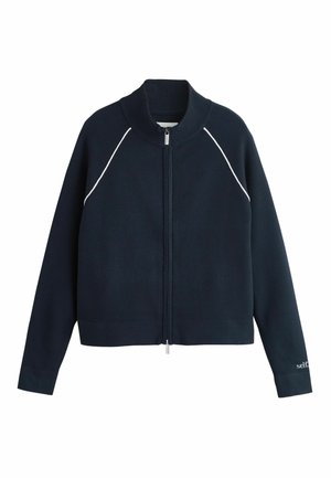 REGULAR FIT - FULL ZIP. - Vetoketjullinen college - navy
