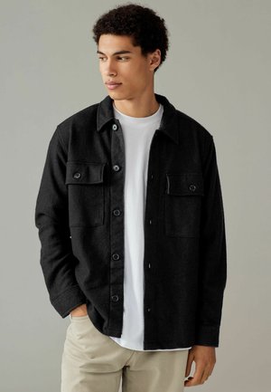 Next REGULAR FIT - TEXTURED - Summer jacket - black