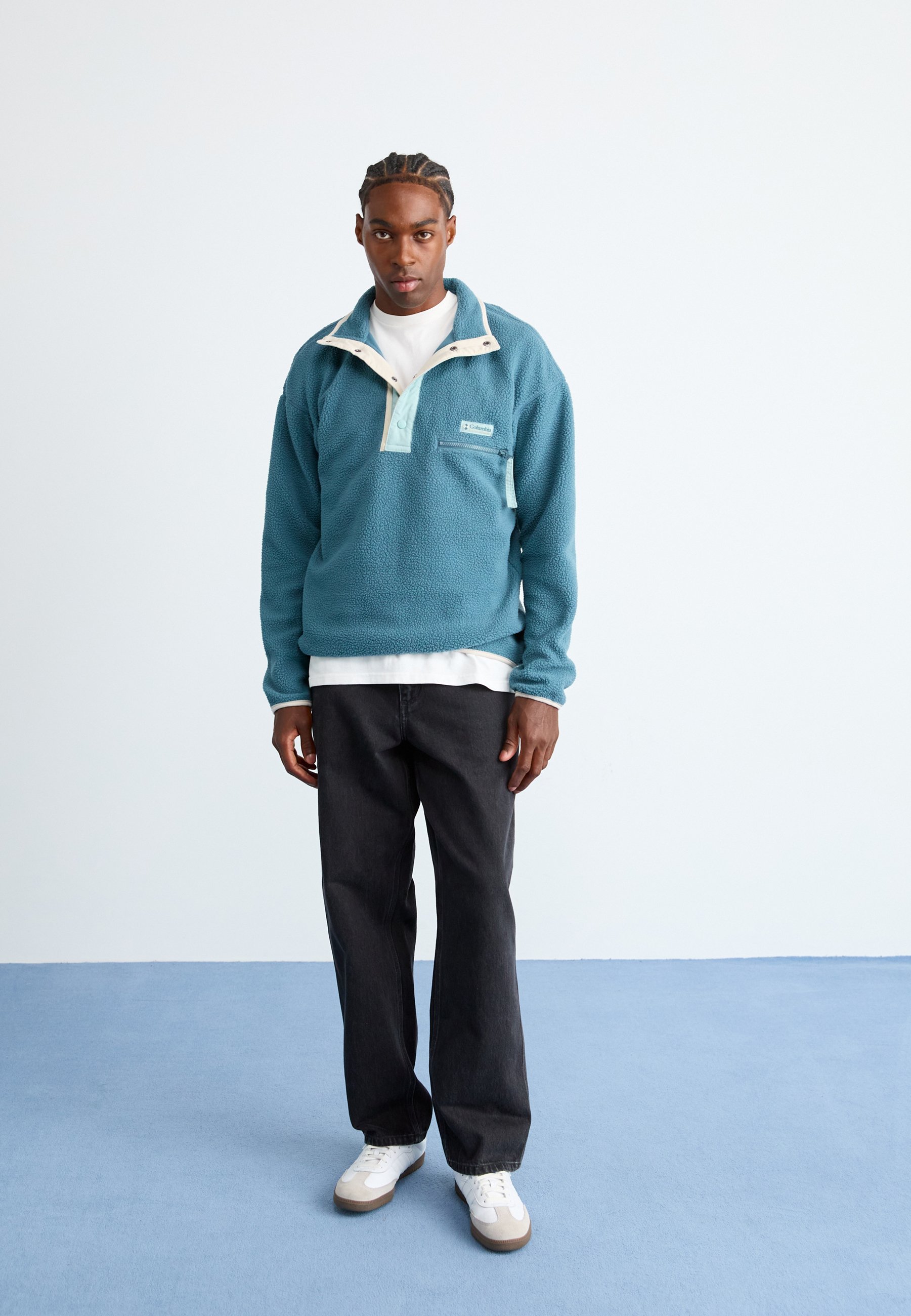 Columbia HELVETIA HALF SNAP - Fleece jumper - everblue/blue