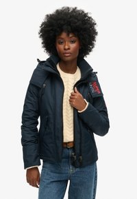 Superdry & Co HOODED MOUNTAIN - Chaqueta outdoor - eclipse navy