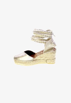 Viguera ESPADRILLAS - Sandali con zeppa - gold-coloured