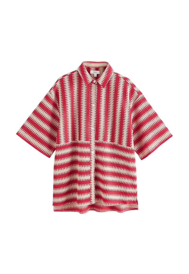 Next COVER-UP  - Nööpidega pluus - red ecru