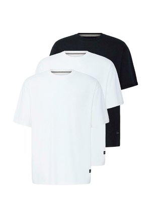 Blend, BHKRISO 3 PACK RELAXED FIT - Osnovna majica kratkih rukava - x snowwhite x black