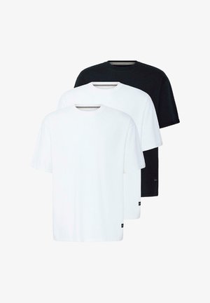 Blend, BHKRISO 3 PACK RELAXED FIT - T-shirt basique - x snowwhite x black