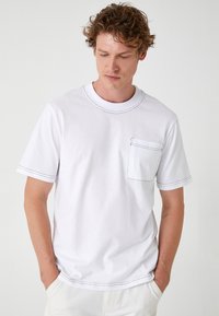 Koton SHORT SLEEVE - T-shirts basic - white