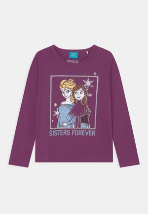 DISNEY FROZEN ELSA UND ANNA - Longsleeve - aubergine