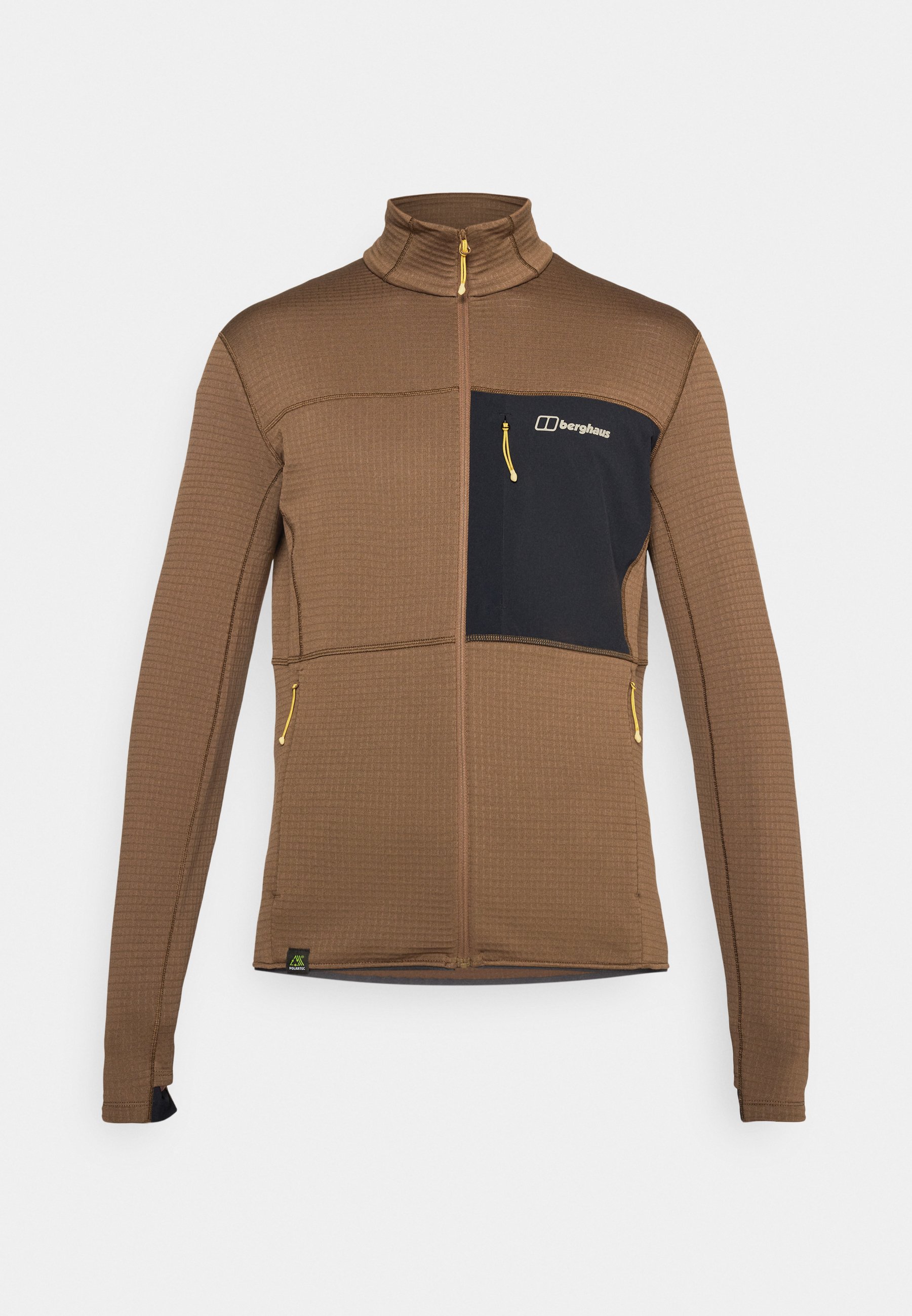 Berghaus RIDGE HIKER Zip up sweatshirt bark jet black beige Zalando.ie