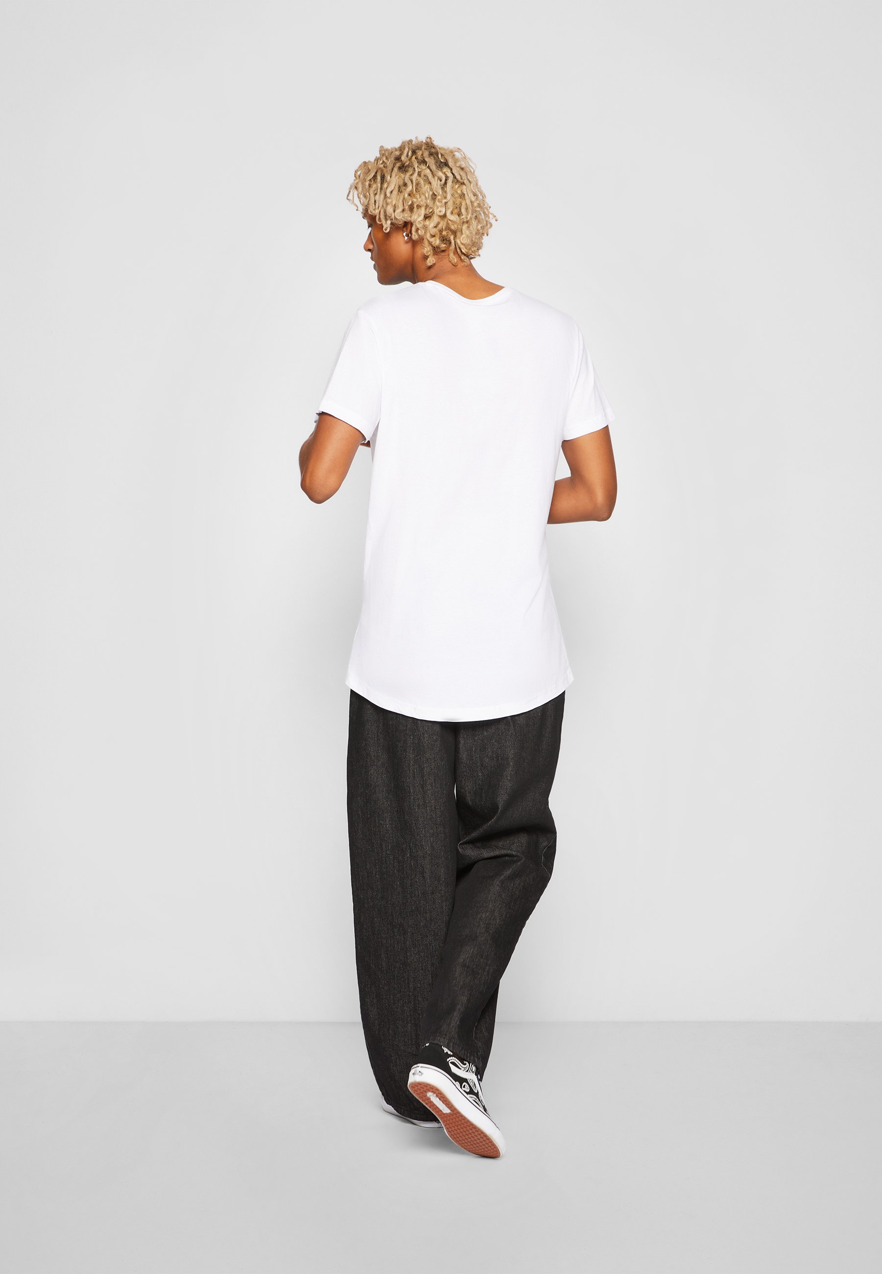 URBAN CLASSICS Maglietta Uomo A Maniche Corte, Cotone Jersey, Vestibilità Lunga Rilassata, Scollo Rotondo, Spalle Overcut, Taglie Forti XS-5XL, Colori Vari