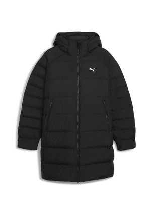 MIT KAPUZE - Wintermantel - black