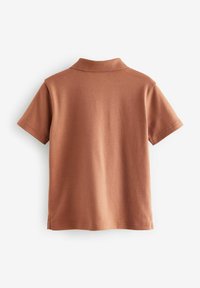 Next REVERE COLLAR SHORT SLEEVE  - Polotričko - rust brown
