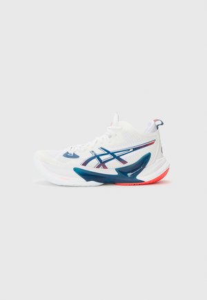 METARISE - Chaussures de handball - white/mako blue