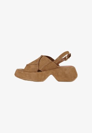 Luciano Barachini, SANDALS - Sandali con plateau - beige