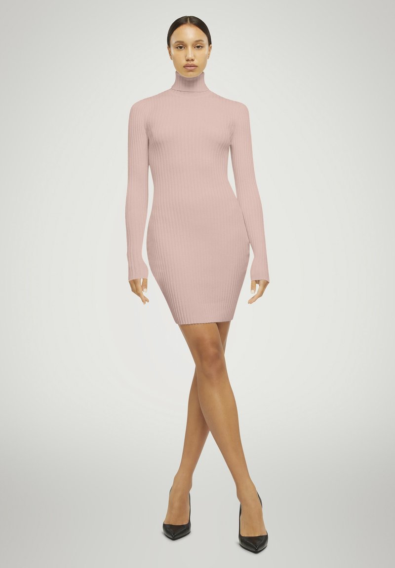 Wolford MERINO RIB - Strickkleid - rosepowder
