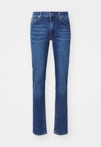 JAX MID WASH SLIM  - Pieguloša piegriezuma džinsi - mid blue