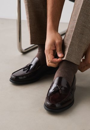 Next, Moccasins - burgundy red