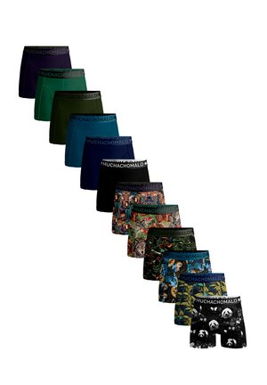 12-PACK - Hlače - print black blue blue green green blue