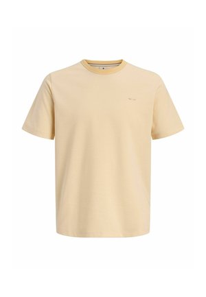 Jack & Jones PREMIUM, LOGO RUNDHALS - T-Shirt basic - sahara sun