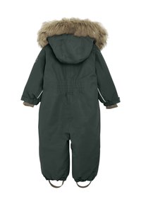 EN FANT EN FANT BABY SNOWSUIT W. FAKE FUR - Skipak - green gables