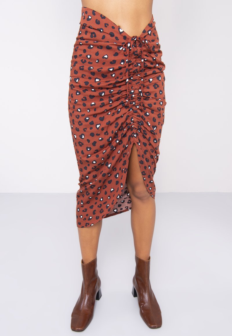 Damen Jeansröcke | BSL Bleistiftrockcopper/kupfer - FU33043 Damen Jeansröcke | BSL Bleistiftrockcopper/kupfer - FU33043