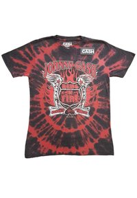 Paradiso Clothing JOHNNY CASH RING OF FIRE TIE DYE  - Print T-shirt - red