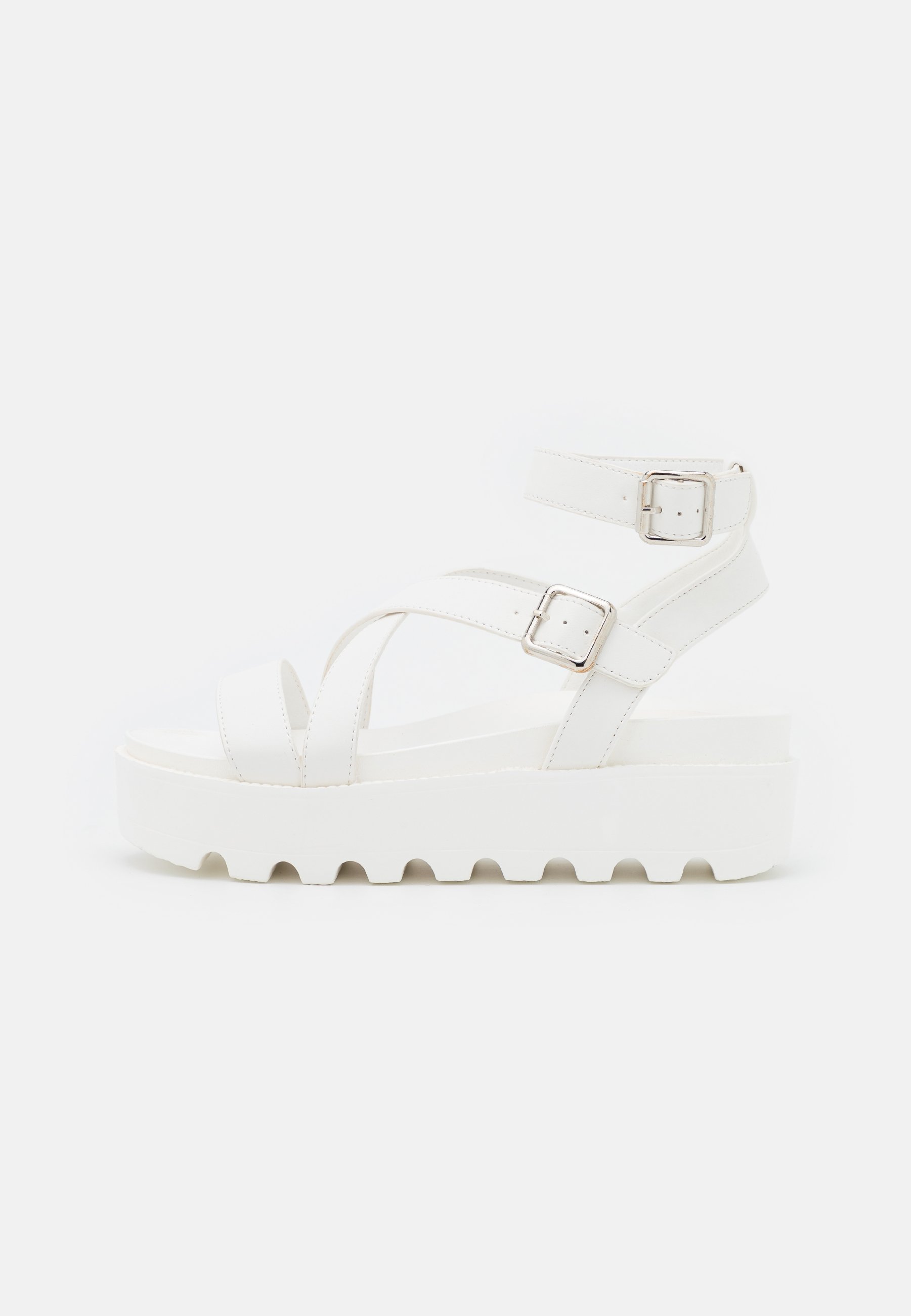Koi Footwear VEGAN CERES GLADIATOR - Sandalen met plateauzool - white/wit -  Zalando.nl