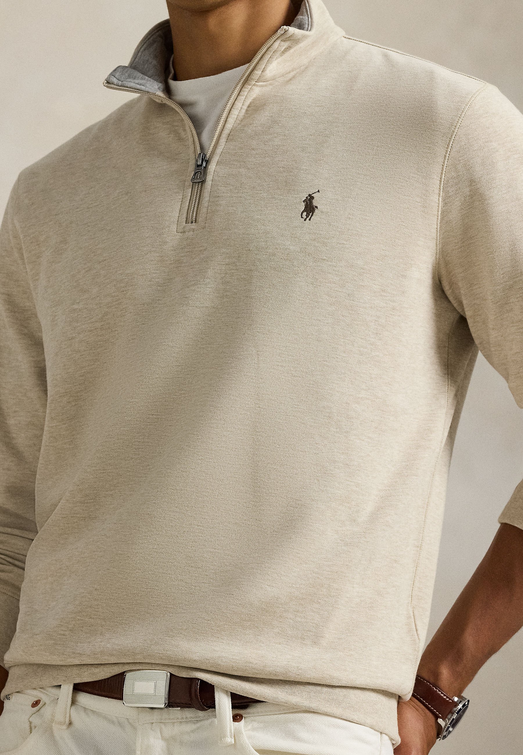 トップス POLO RALPH LAUREN Polo Ralph Lauren Big & Tall DOUBLE-KNIT FULL-ZIP HOODIE - Jersey
