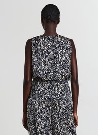 Calliope INCROCIATA SMANICATA FAN - Top - var blu notte