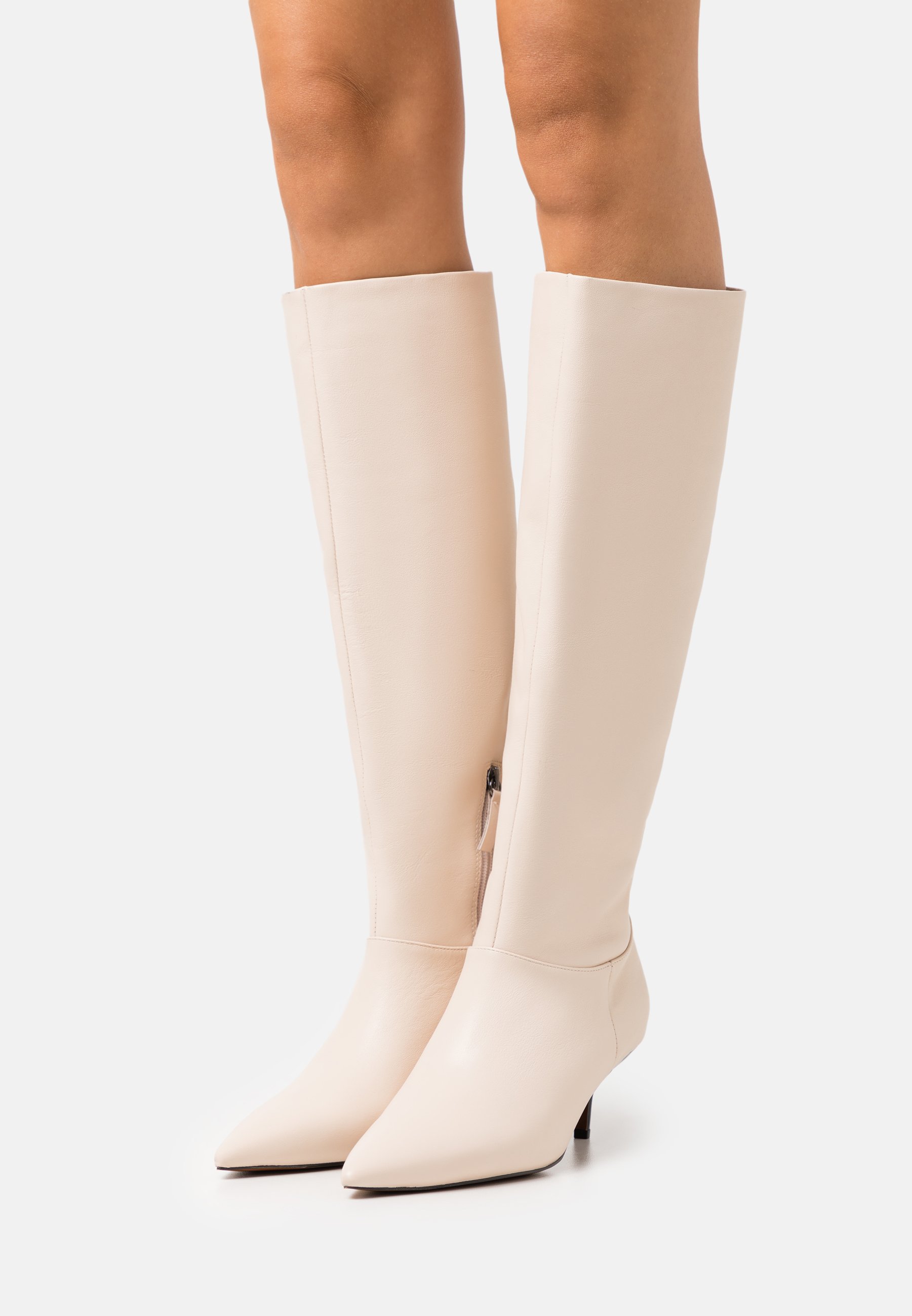 Who What Wear CATE - Laarzen - ecru/crème - Zalando.nl