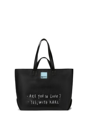 Karl Lagerfeld Jeans, x PIETRO TERZINI EXTRA-LARGE - Дамска чанта - black