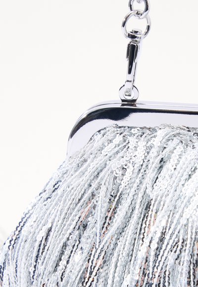 WEEKEND MaxMara FLOU - Keresztpántos táska - silver