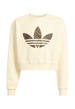 LOOSE BOXY CREW-JUNIOR - Φούτερ - cream white