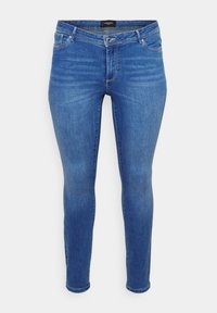 VMFANYA  - Jeans Slim Fit - medium blue denim