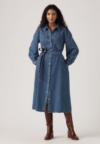 JOURNEY MAXI DRESS - Jeansklänning - celestial blue — klänning med fickor från Zalando
