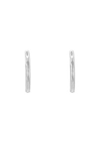 Orecchini in argento lucido dallo stile minimalista, caratterizzati da una forma liscia e curvilinea con una leggerissima lucentezza. Misurano circa 3 cm di lunghezza.