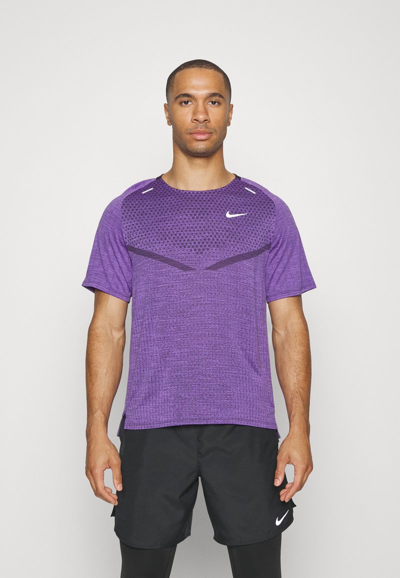 Nike Performance TECHKNIT ULTRA - T-shirt desportiva - cave purple/action grape/silver