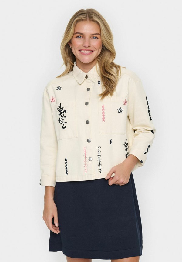 JEANSZ - Jeansjacke - creme