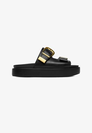 DeeZee, DEEZEE WOMEN'S FLIP-FLOPS BLACK - Pantofle na podpatku - black