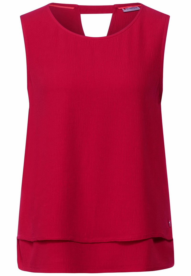 Damen Hemdblusen | Street One CRINKLE Bluse cherry red/rot - ME75358 Damen Hemdblusen | Street One CRINKLE Bluse cherry red/rot - ME75358