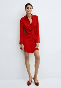 Mango Blusenkleid - red