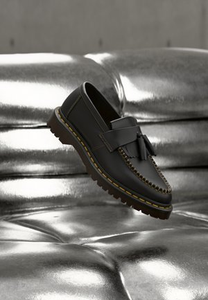 ADRIAN BEN TASSEL LOAFER UNISEX - Slipper - black orleans