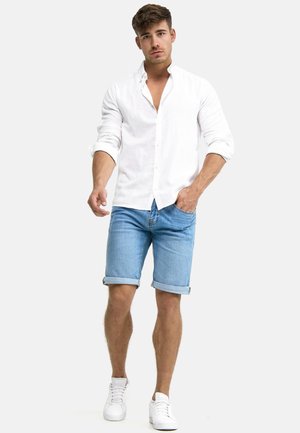INCADEN - Shorts di jeans - blue