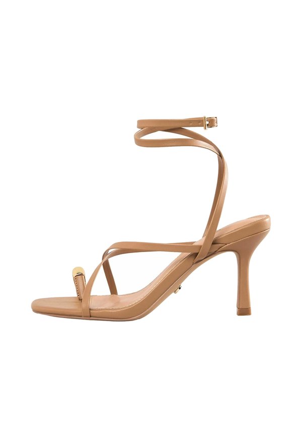 REGULAR FIT TOE RING  - High Heel Sandalette - camel