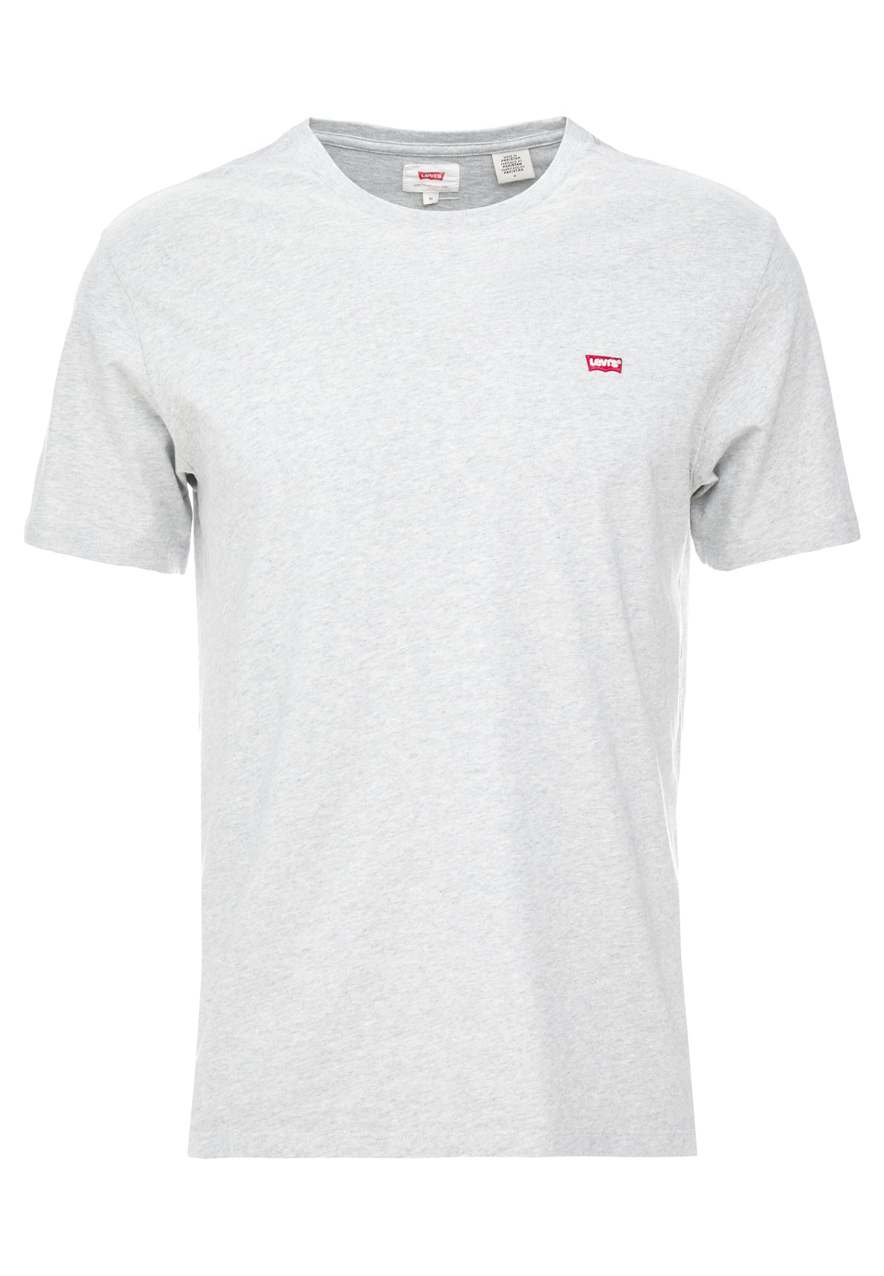 Levi's® THE ORIGINAL TEE - Camiseta estampada - patch medium grey heather  embroidery/gris jaspeado - Zalando.es