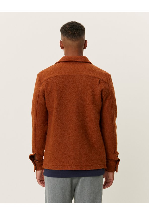 KALEB OVERSHIRT - Light jacket - cognac3