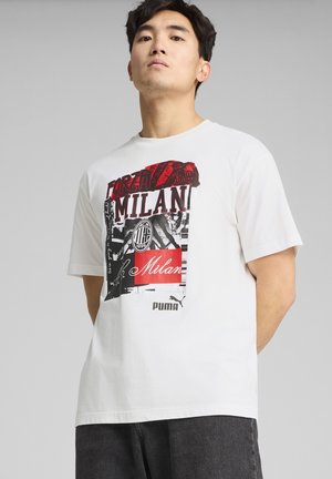 AC MILAN FTBLNRGY - T-shirt imprimé - white black