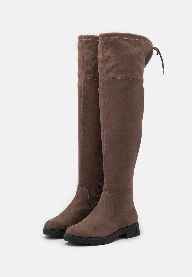 Damen Sneaker | s.Oliver Overknees dark taupe/taupe - CJ18613 Damen Sneaker | s.Oliver Overknees dark taupe/taupe - CJ18613