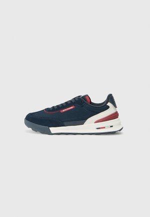 Tommy Hilfiger RETRO RUNNER MIX - Sneakers basse - desert sky