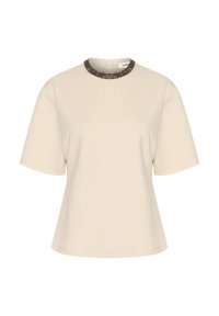 MAGANA EMBELLISHED - Tricou cu imprimeu - whitecap gray
