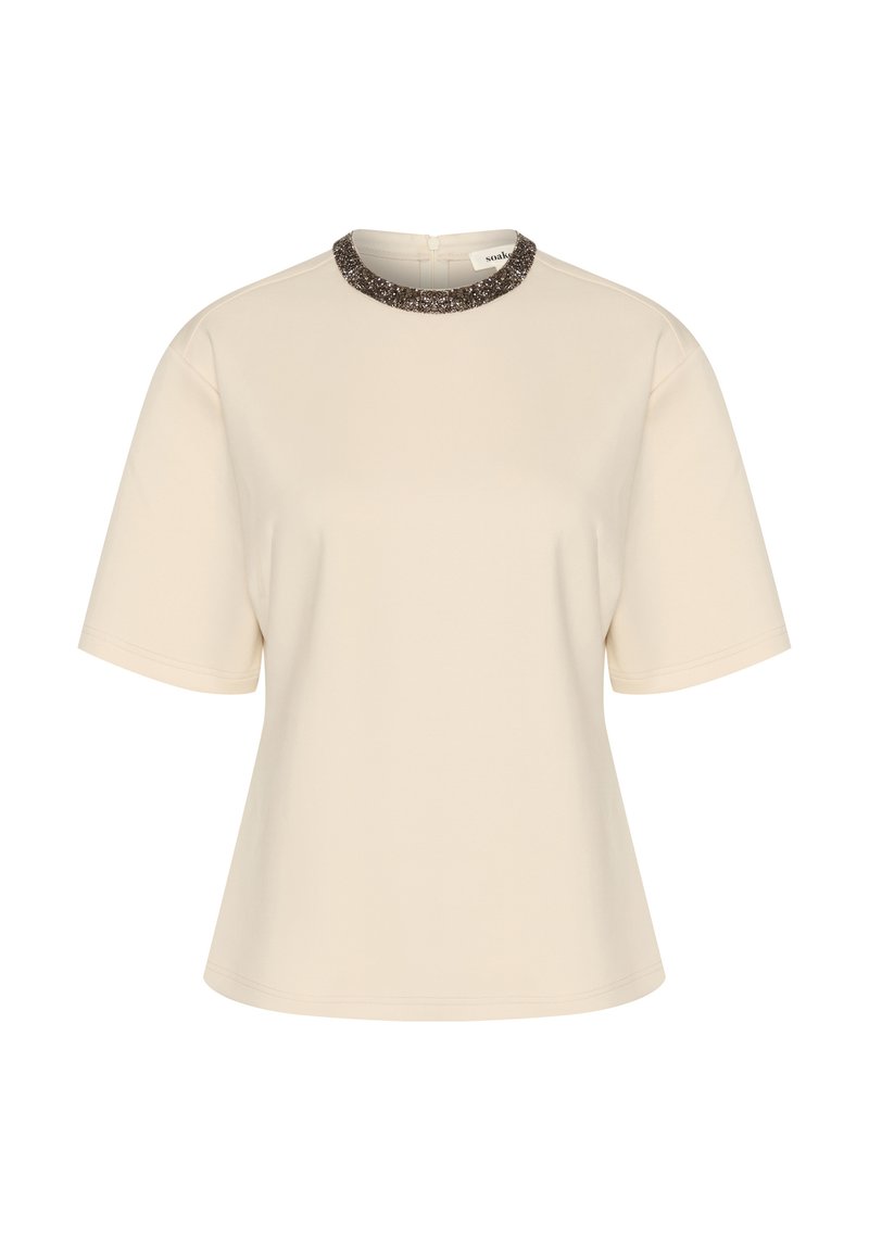 Soaked in Luxury T-shirt print crème