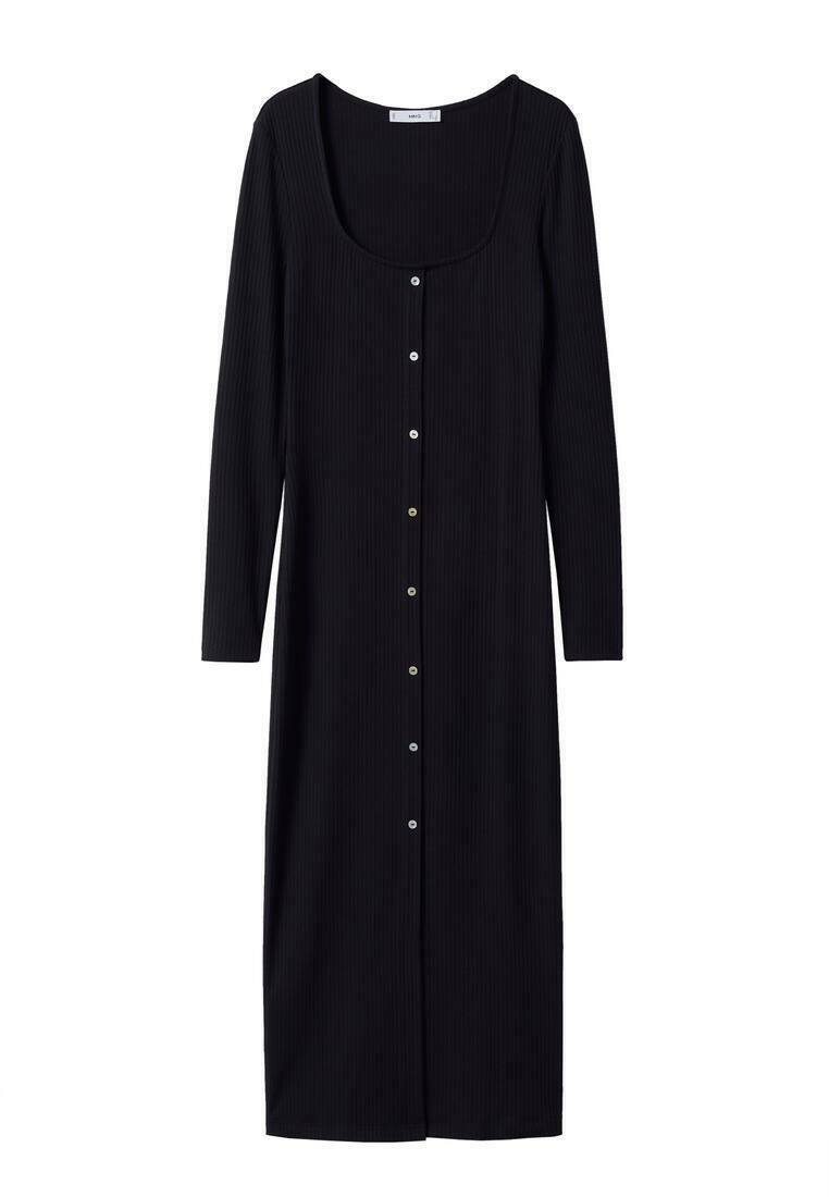 Mango Maxi-jurk zwart